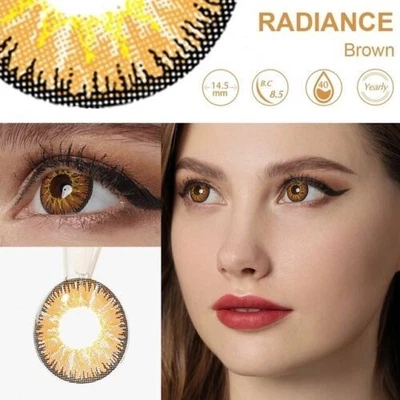  5Color 2-Piece Contact Lenses/ Contact Lens Travel Kit Cute Contact Case Holder - Image 1 of 4