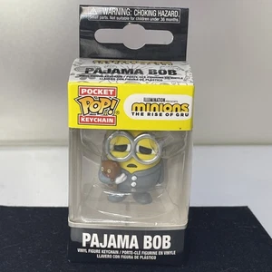 Funko Pocket Pop Keychain Minions 47796 Pajama Bob *NEW* - Picture 1 of 4