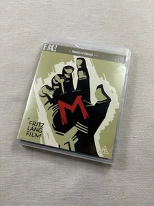 FRITZ LANG 'S M BLU-RAY + 2DVD EUREKA MASTER OF CINEMA, FUERA DE SERVICIO, ABIERTO - Imagen 1 de 3
