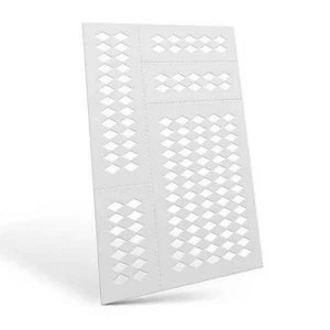 Green Stuff World - Mylar Flexible Stencils HARLEQUIN Medium (9x5mm) - Picture 1 of 3