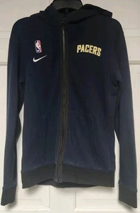 Nike DRI-FIT Indiana Pacers Full Zip Hoodie Embroidered Logo NBA Youth L (14-16) - Picture 1 of 6