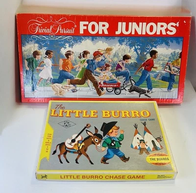 Juegos De Colección Para Niños: Trivial Pursuit Junior & Little Burrow Lote Envío GRATIS Foto 1 de 4