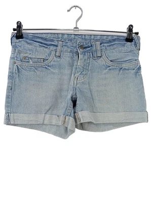VERO MODA Pantalón corto de tela vaquera Mujeres Piratas Talla EU 34 azul - Imagen 1 de 4