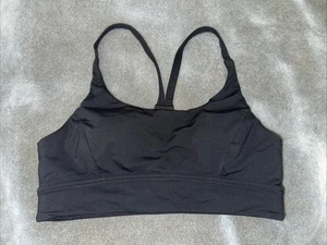 LULULEMON BLACK SPORT BRA SIZE 10 - Picture 1 of 5