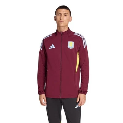 Aston Villa adidas Training Jacket - Claret - Image 1 of 4