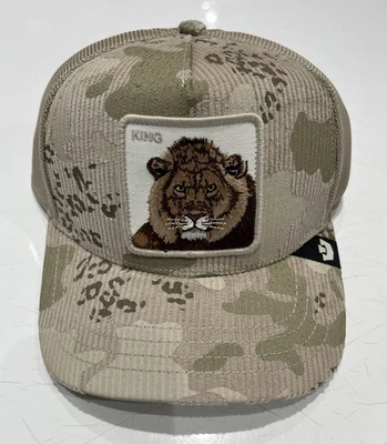 Goorin Bros King Camo Lion Corduroy Trucker Hat-New W/Tag- Fall ‘25 Collection - Image 1 of 4
