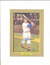 bobby Doerr Boston Red Sox Signed Perez Steele Great Moments Series card