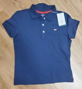 Vineyard Vines for Target Womens Short Sleeve Polo Shirt-(Size XS,Navy Blue) NWT - Picture 1 of 6