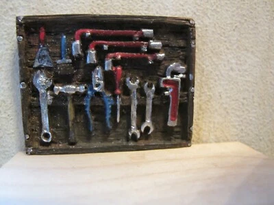 DIORAMAFREAK Vintage Werkzeug Wand Hammer Werkstatt Scheune Garage Diorama Deko Zubehör 1/18