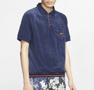 Nike SB Deck Frottee Gr. 2XL XXL Herren Skateboard Polo Navy Blau DD0372-410 - Bild 1 von 5