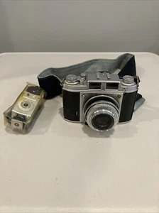 Balda Super Baldina Rangefinder Camera 50mm f2.8 Schneider Lens Germany + Flash - Picture 1 of 12