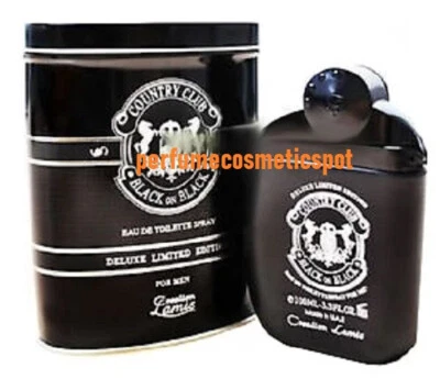 COUNTRY CLUB BLACK ON BLACK DELUXE LIMITED EDITION CREATION LAMIS 3.3 OZ SPRAY