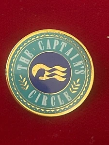 Princess Cruise Line The Captain's Circle Epoxy Lapel Pin Travel Souvenir .8" - Picture 1 of 2