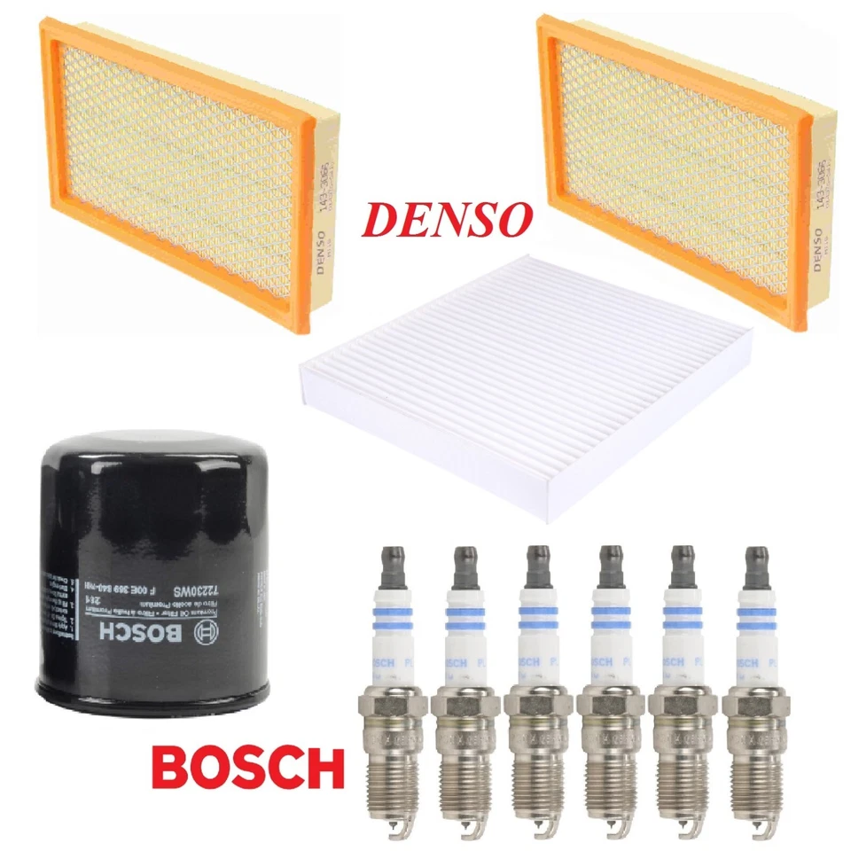 Kit de puesta a punto filtros de aceite cabina de aire bujías para Infiniti Q50 V6 3,7 L 2014-2015 Foto 1 de 1