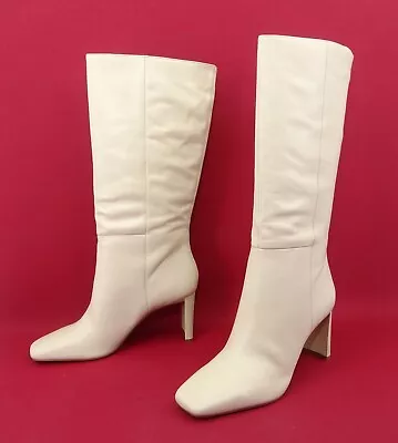 ALDO LILLE Stiefeletten Stiefel Boots Damenstiefel Schuhe Weiß-Crem Leder Gr. 40 - Bild 1 von 4