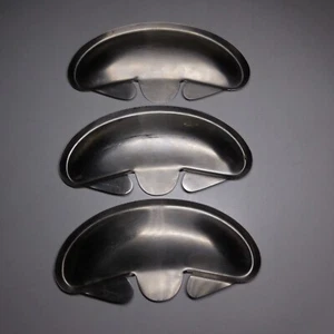 N25.65 Metal Stainless Grey Stainless Steel 3 Cutlery Tray Plate Art Table - Picture 1 of 19