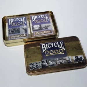 VTG Bicycle 2000 Millennium Limited Edition Tin Two Decks Sealed Playing Cards  - Picture 1 of 10