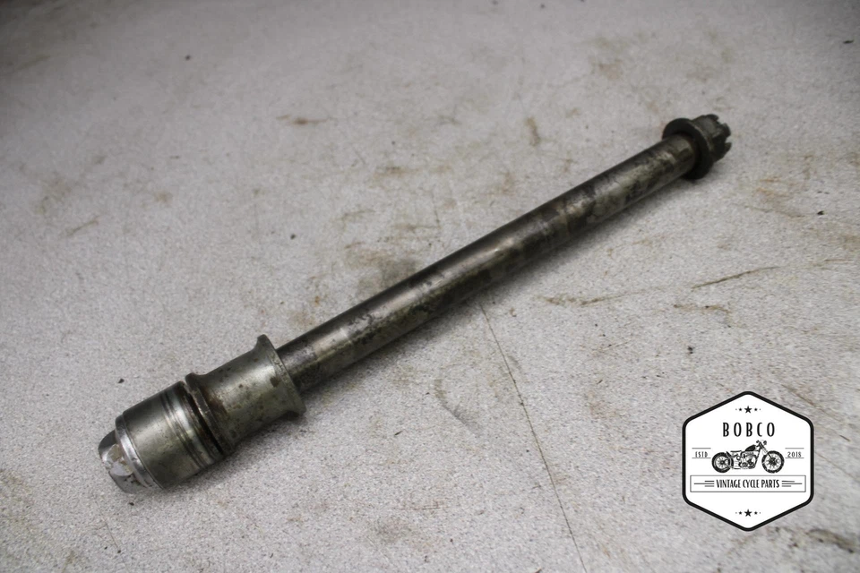 1980 Honda CB650C Custom REAR AXLE BACK WHEEL RIM PIVOT BOLT AXEL V15-0189.RO - Image 1 of 4