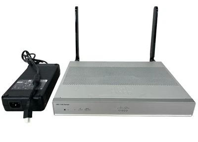 Cisco ISR 1100 Series Integrated Services Router C1111-8PLTE with Power Adapter - Image 1 of 4