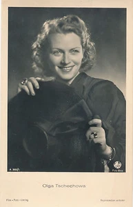 Autograph card of actress Olga Chekhova (C50) - Picture 1 of 2