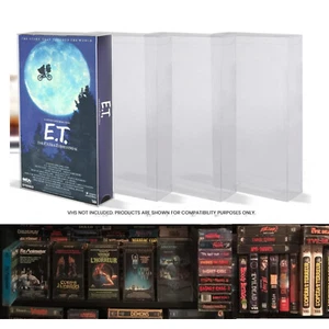 Premium VHS Cover Protectors for VHS Cassette Game Tapes Display Storage Case - Picture 1 of 10