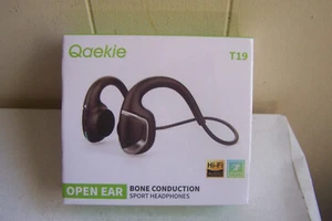 NEW Qaekie Bone Conduction Comfortable Sport Headphones T19 Facory Sealed - Picture 1 of 2