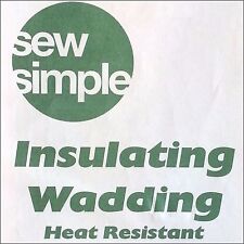 1 Metre x 56cm (22") Wide Heat Resistant Insulating Wadding/Batting - Sew Simple