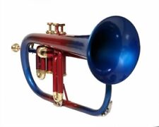Flugel horn multi color Bb pitch with Hard case And Mouthpiece