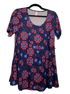 LuLaRoe Perfect T Size XS NWT Multicolor Geometric Print - Picture 1 of 4