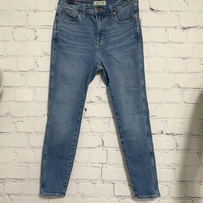 Женские джинсы Madewell 26 10 дюймов с высокой талией узкие укороченные синие  - Изображение 1 из 4