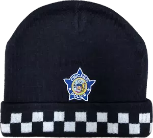 CHICAGO POLICE WINTER SKULL CAP WITH CUFF - Police Officer With Cuff - Picture 1 of 2