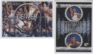 1997 Press Pass Double Threat Silver Danny Fortson Antonio McDyess #39 Rookie RC
