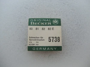 Schraube für Spiralklötzchen für HB Becker 80, 81, 82, 82 E, screw, part 5738 - Bild 1 von 2