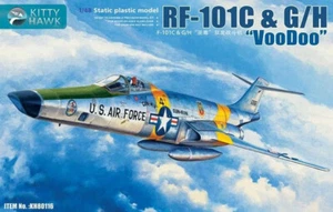 1/48 Kitty Hawk RF-101 C G/H Voodoo Plastic Model Kit - Picture 1 of 1