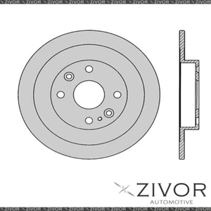 PROTEX Rotor - Rear For FORD LASER KH 4D Sdn FWD 1991 - 1994 By ZIVOR #DR534 - Picture 1 of 1