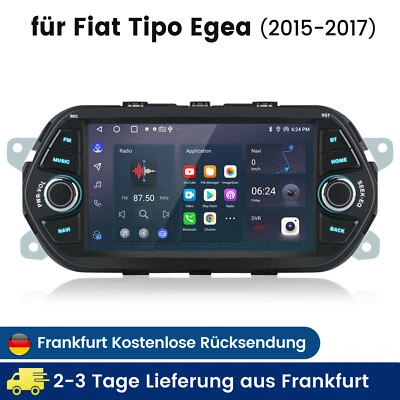 Android 13.0 Autoradio WIFI GPS Navi DAB+ USB Für FIAT TIPO EGEA 2015-2021 2+32G - Bild 1 von 4