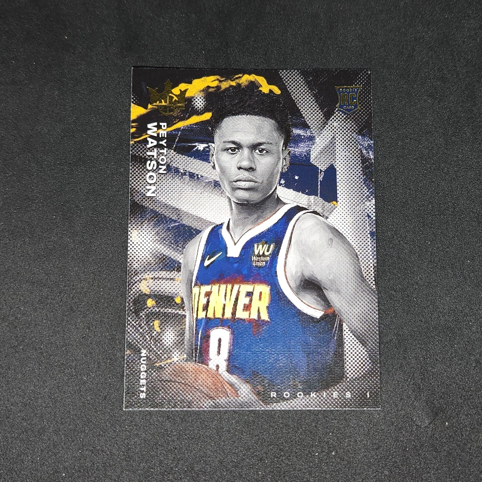 2022-23 Panini Court Kings Rookies I Peyton Watson #75 RC Denver Nuggets