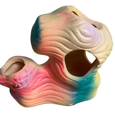 Fish Tank Cave for Aquarium Decoration Hideout Faux Coral - Image 1 of 4