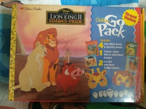 THE LION KING 2 SIMBA'S PRIDE GOLDEN BOOKS GO PACK ACTIVITY SET - Picture 1 of 3
