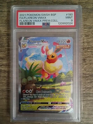 Flareon VMAX SWSH180 SWSH: Sword & Shield Promo Card PSA 9 - Image 1 of 2