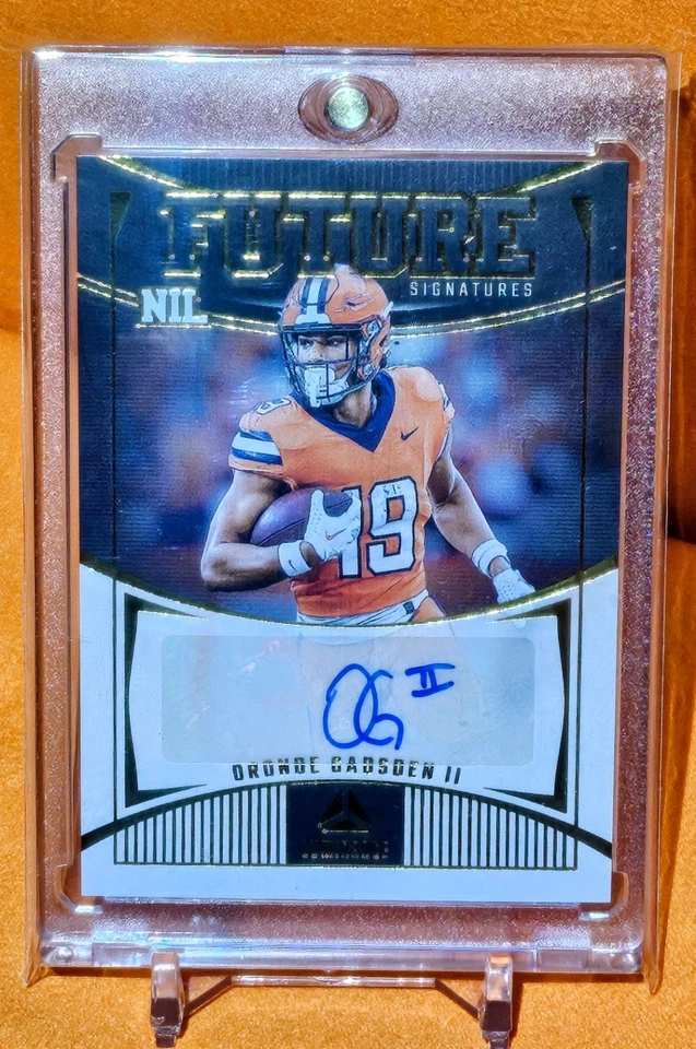 2024 Panini Luminance ORONDE GADSDEN ll Auto Rc Gold Future Signatures NIL SP Foto 1 de 2