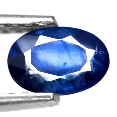 0.76Ct. Natural Gemstone Sapphire Cornflower Blue Oval Mozambique Ravishing - Image 1 of 4