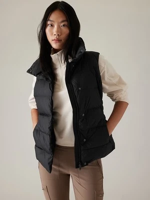 Athleta S Small Downtown Puffer Vest Black NWT! #659190 - Image 1 of 4
