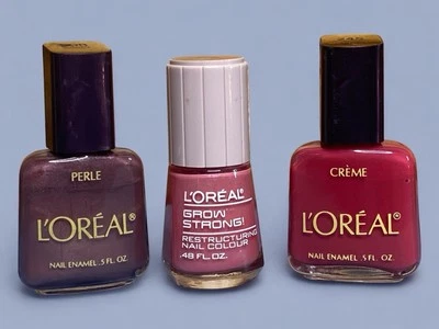 Lote Esmalte de Uñas L’Oréal Vintage Años 80/90 Colores Descatalogados Foto 1 de 4