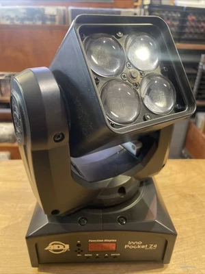 American DJ ADJ Inno Pocket Z4 Moving Head Wash DMX Sound Active LED Light 4x10W - Image 1 of 4