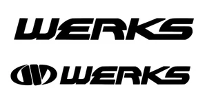 WERKS  DIE-CUT  Decal   Sticker  CHOOSE   ( 2 PCS )   RC Truck NEW - Picture 1 of 8
