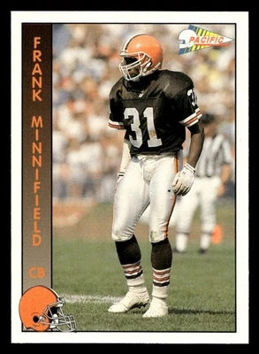 1992 Pacific Frank Minnifield #59 Cleveland Browns - Image 1 of 2