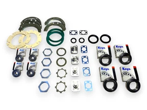 KNUCKLE, KING PIN & FRONT AXLE REBUILD KIT - SUZUKI SAMURAI 80'-95-KOYO Bearings - Picture 1 of 19