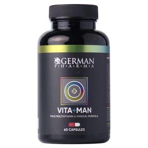 Vita+Man Supplement | 60 Capsules | Male Multivitamin for Health & Wellbeing - Picture 1 of 5