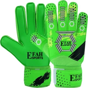 Soccer Goalkeeper Gloves for Kids Boys Children Youth Football Size 5, Green - Picture 1 of 7